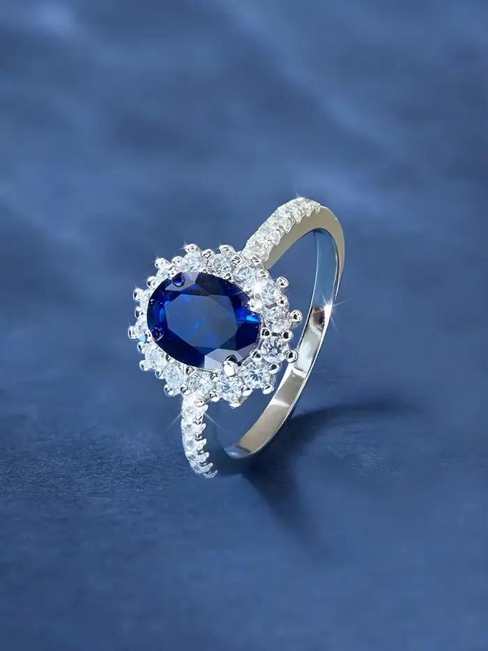 Bague couronne de reine en argent Sterling 925, magnifique bague Vintage en Zircon pour femmes, fian