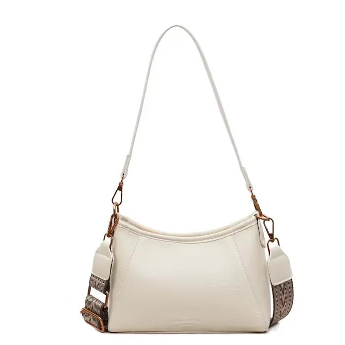 Sac en cuir pour femmes, sac à bandoulière polyvalent de haute qualité et portefeuille à bandoulière