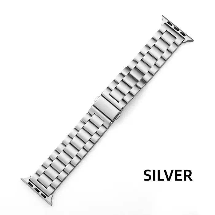 Bracelet en acier inoxydable pour bracelet de montre Apple 46mm Ultra 3 49mm 41mm 42mm 40mm 44mm bra