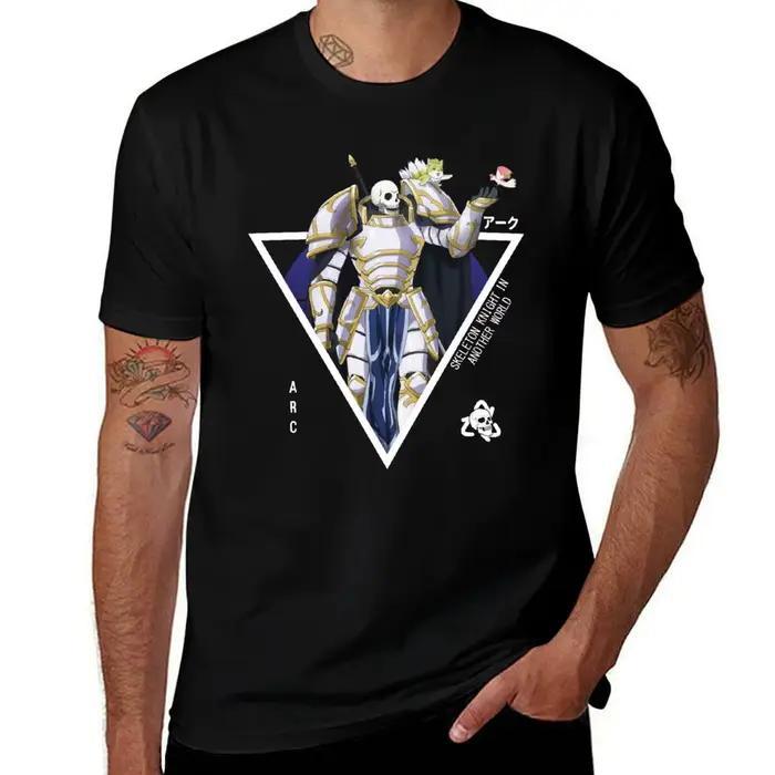 Arc Lalatoya アーク |   T-shirt Skeleton Knight In Another World pour le travail en extérieur, haut à m