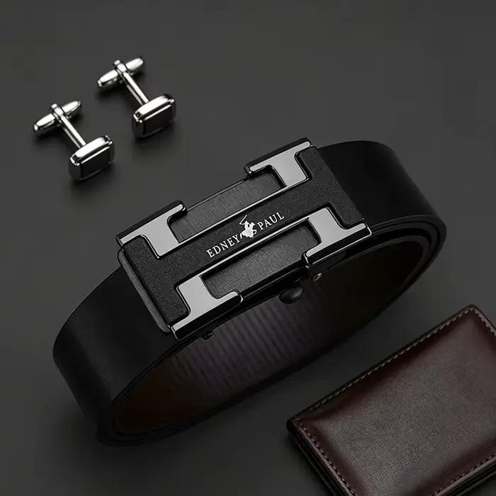 Ceinture en cuir élégante pour homme, ceintures tendance pour la vie quotidienne, les loisirs, les f