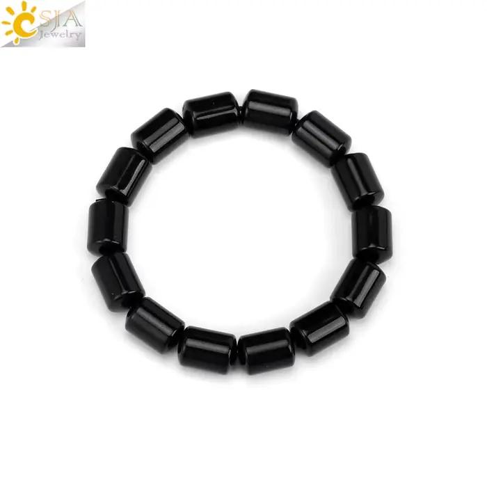 CSJA – Bracelet en cristal fait à la main pour femmes et hommes, breloque vintage, bracelet en pierr