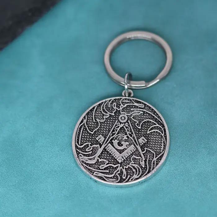 Grand pendentif maçonnique pour hommes et femmes, porte-clés pendentif Mason G, clé viking slavique,
