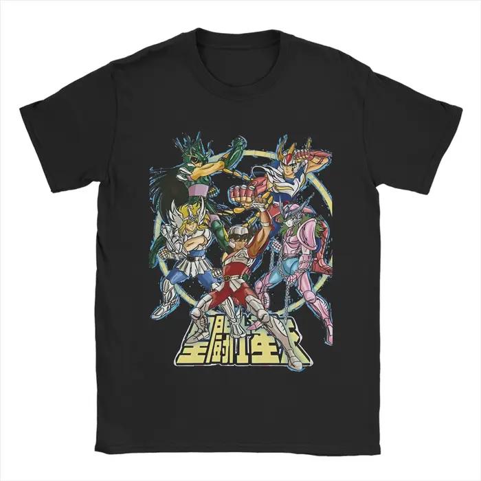 T-shirt à manches courtes et col rond pour hommes et femmes, en coton, à la mode, avec motif de chev