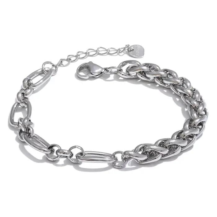 Yhpup – collier chaîne en acier inoxydable 316L, doré brillant, épais, épais, collier athane enshemч