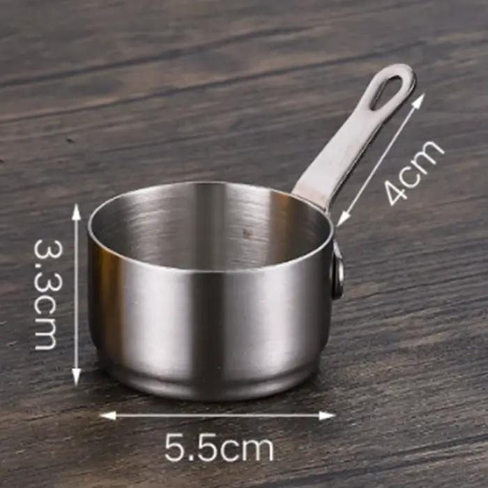 Pot à lait en acier inoxydable, casserole antiadhésive, petite poêle, Mini Pots avec poignée pour ré