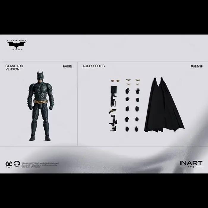 EN STOCK INART Batman le chevalier noir monte 1/12 échelle figurines jouet cadeau Collection-Standar