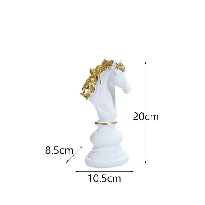 SAAKAR – ornements décoratifs en résine d'échecs International, Figurines de bureau, intérieur de ma