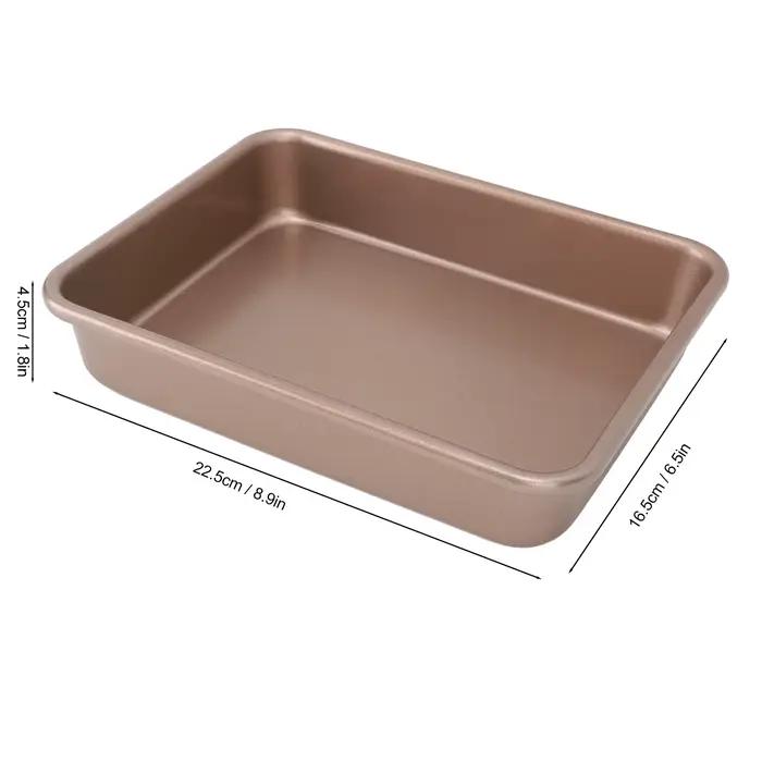 Plaque de cuisson rectangulaire en acier au carbone, plaque de four antiarina, plaque multifonctionn