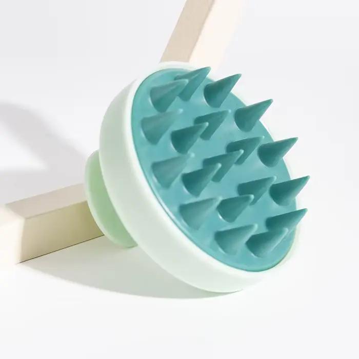 Brosse de massage du cuir chevelu en silicone souple, brosse de massage et de nettoyage du cuir chev
