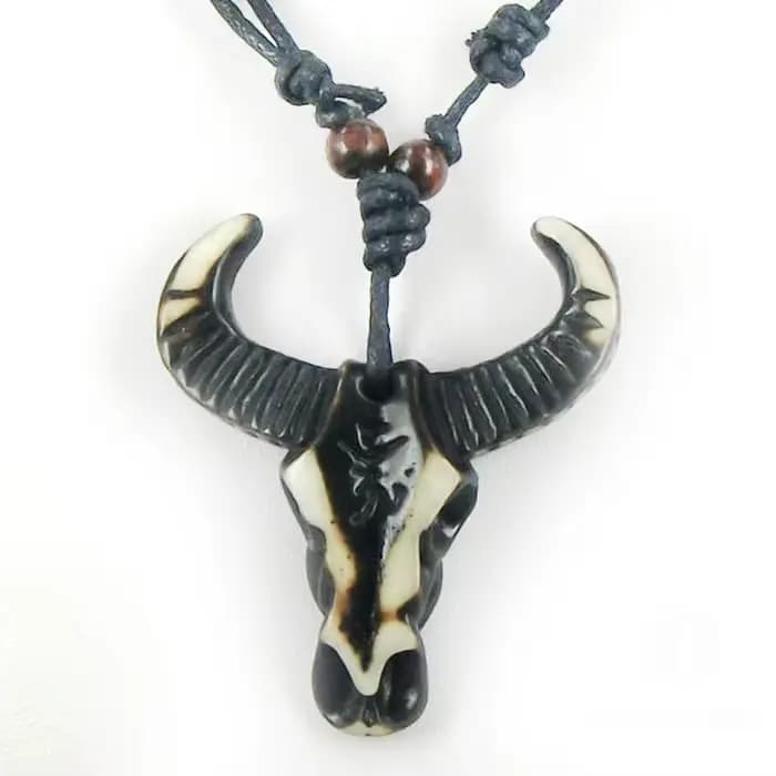 Collier Vintage en cuir pour hommes et femmes, chaîne avec pendentif en croix, Animal indien, bijoux