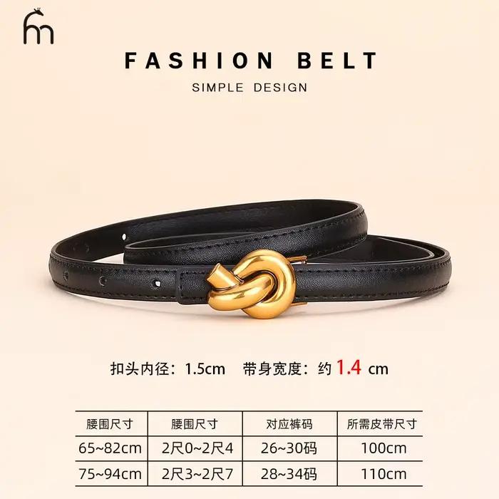 Ceinture en cuir véritable pour femmes, ceinture tendance avec boucle, ceinture pour robe et jean