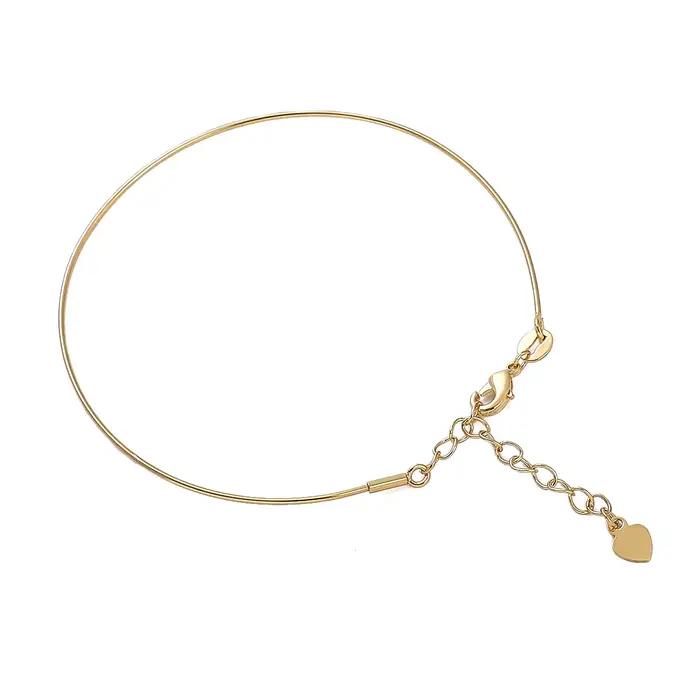 Bracelet en laiton plaqué or 14 carats pour femmes, Bracelet de fabrication de bijoux à faire soi-mê