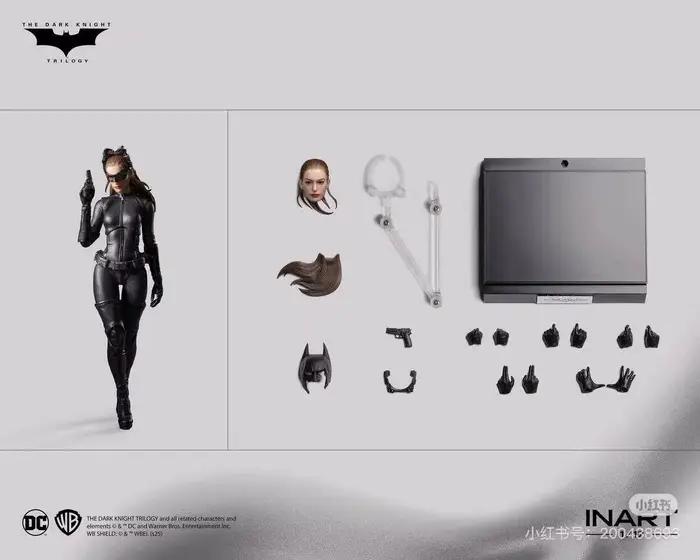 Figurine articulée Catwoman sous licence INART DC, échelle 1/12, The Dark Knight Rises, figurine de 