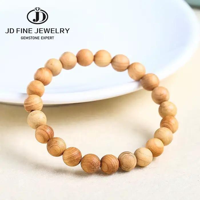 JD Thuja-Bracelet de perles tibétaines pour hommes et femmes, bijoux simples de méditation bouddhist