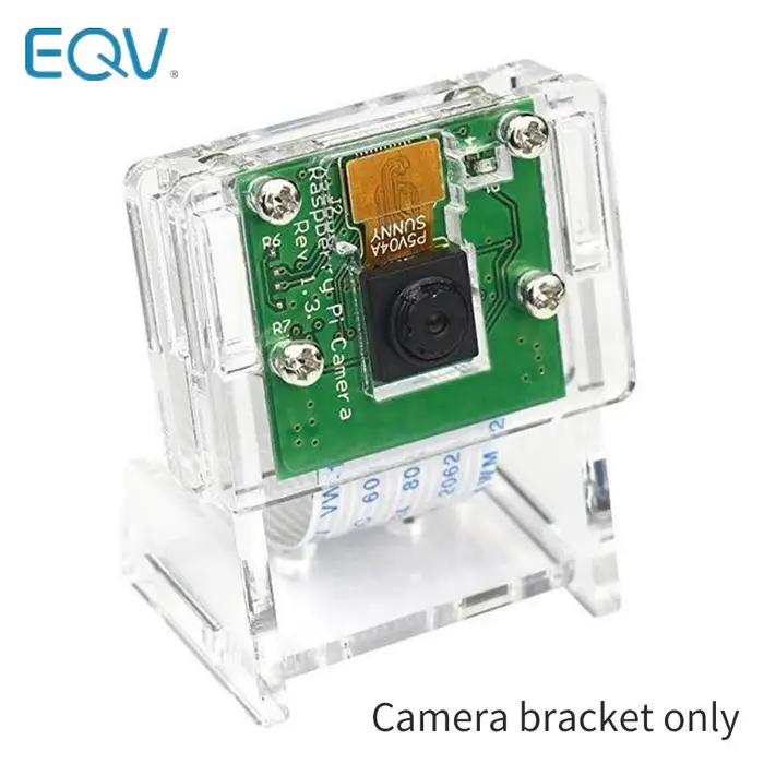 Mini Webcam support Transparent Durable, installation facile, anti-rayures, support de caméra d'ordi