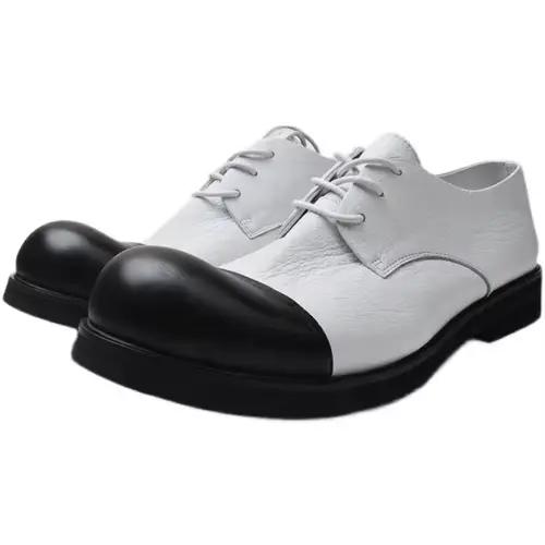 Chaussures en cuir véritable à tête ronde pour hommes, basses, aide, grand cuir chevelu, optique, as