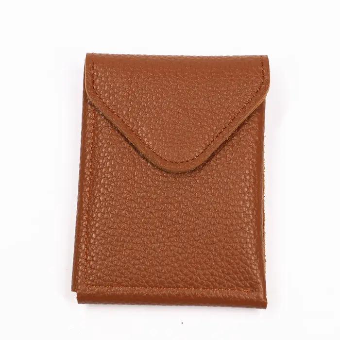 Portefeuille en cuir véritable pour hommes, Vintage, en cuir de vache pleine fleur, portefeuille ver