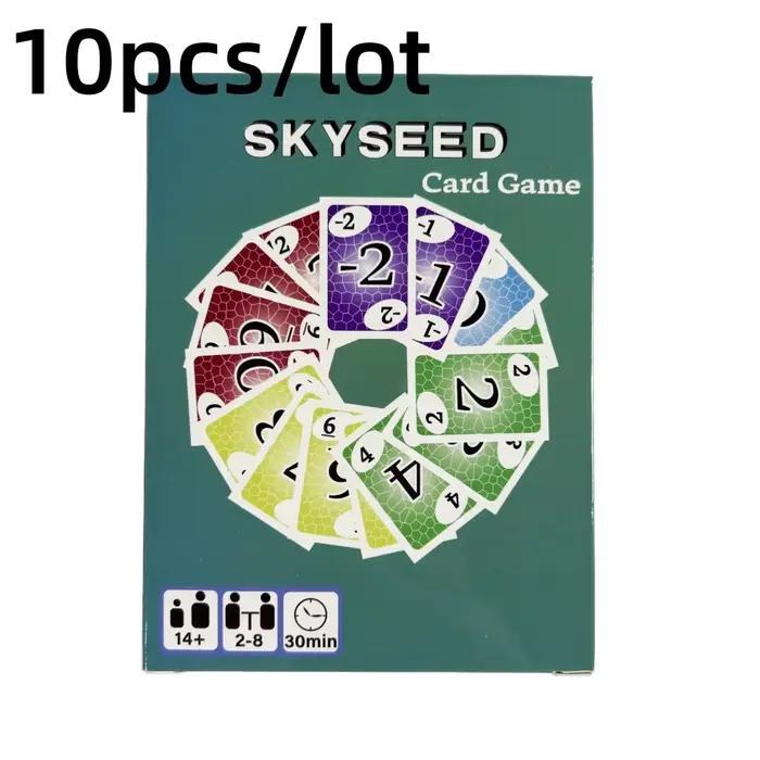 Skyseed jeu de cartes 150 cartes à jouer jeu de société pont Exploration amusante édition d'action c