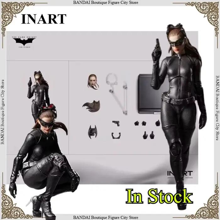 En stock INART 1/12 Catwoman Selina Kyle Anne Hathaway Figurine The Dark Knight Rises Modèle de collection sous licence DC