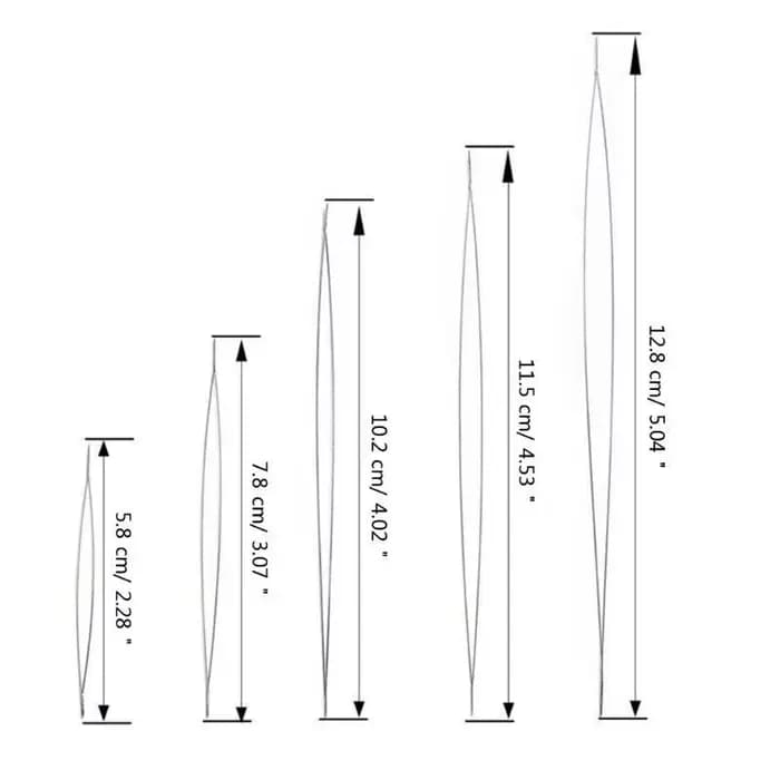 A52E 5pcs en acier inoxydable Outils perles perle
