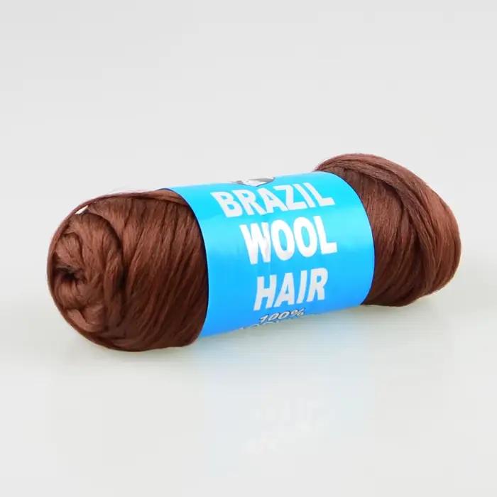 70g 1Pc Brésil laine brésilienne cheveux pour tressage désir pour fil de cheveux perruque africaine fil de cheveux tresse cheveux Dreadlock désir pour cheveux