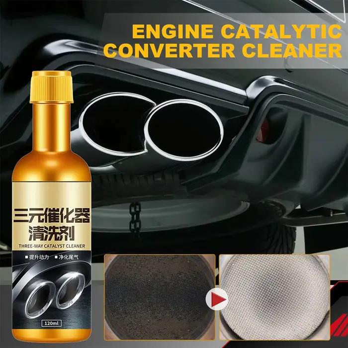Nettoyant catalytique automobile, nettoyant pour convertisseur catalytique à trois voies, nettoyant puissant pour système de carburant, booster de moteur pour voitures diesel