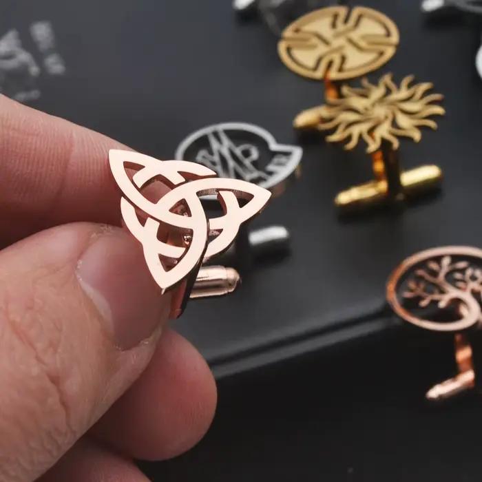 Boutons de manchette personnalisés spéciaux 2025, vos boutons de manchette à motifs, boutons de manchette avec logo de l'entreprise, production de boutons de manchette, boutons de manchette de taille 