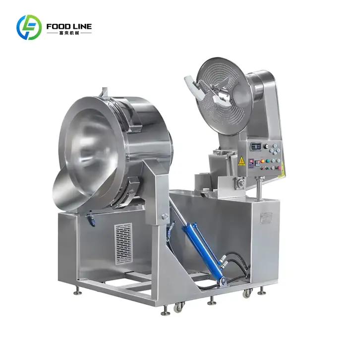 Marmite de cuisson électrique commerciale à double enveloppe de 50, 100, 200, 300, 400, 500, 600 litres avec agitateur pour aliments, personnalisable