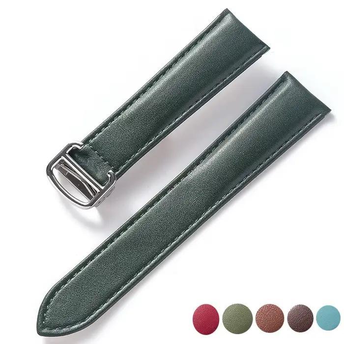 Bracelet en cuir pour hommes et femmes, précieux bracelet Cartier SOLO London, violet, marron, accessoires de bracelet, 14mm, 16mm, 18mm, 20mm