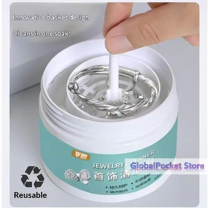 [TG823] 1/2 pièces 200ML Liquide nettoyant pour bijoux, nettoyant argent, élimination efficace de la saleté pour le nettoyage quotidien des bijoux et des montres