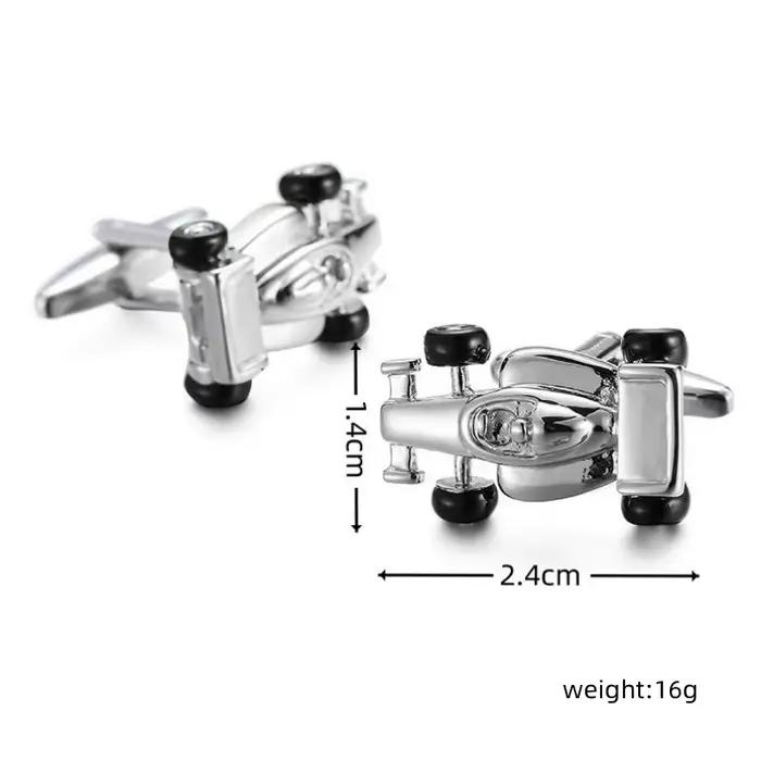 Boutons de manchette haut de gamme en matériau rouge pour pompiers, modèle design, pour chemise française, cadeau premium pour amis