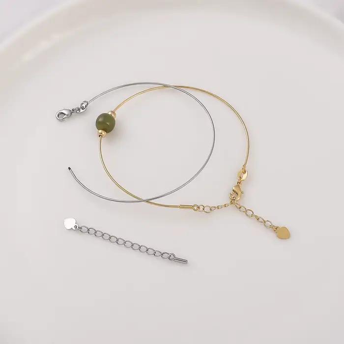 Bracelet en laiton plaqué or 14 carats pour femmes, Bracelet de fabrication de bijoux à faire soi-même