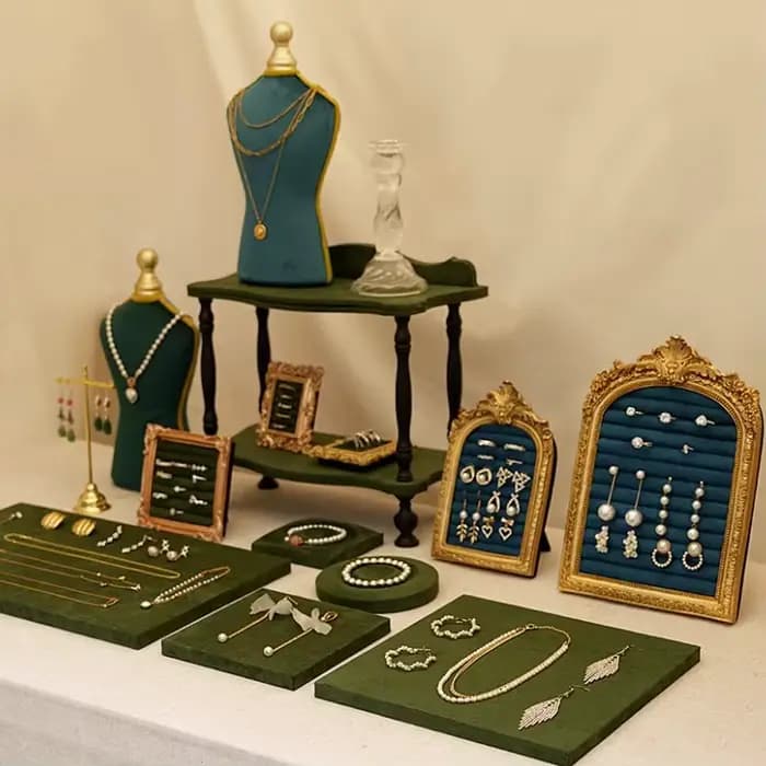 Étagère de rangement de bijoux Vintage