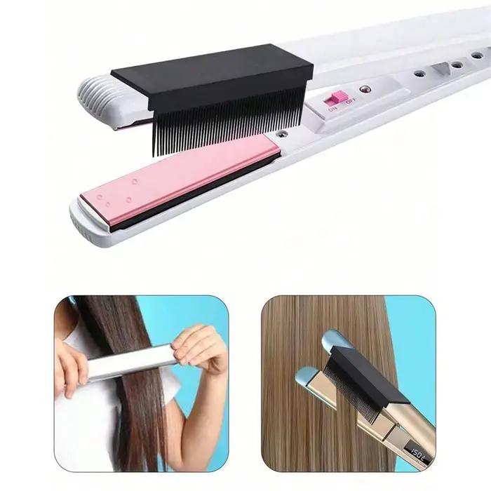 Peigne à lisser pour cheveux, peigne plat pour grands tresses, lisseur pour coiffure noueuse, 1 pièce