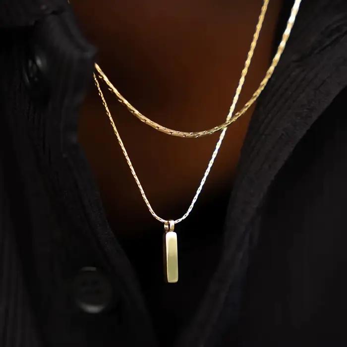 Pendentif en acier inoxydable pour hommes