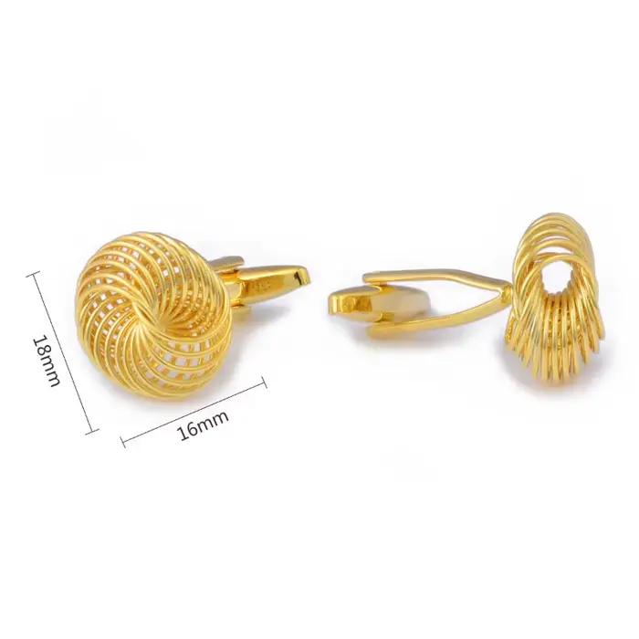 Boutons de manchette au Design ajouré de haute qualité pour hommes et femmes