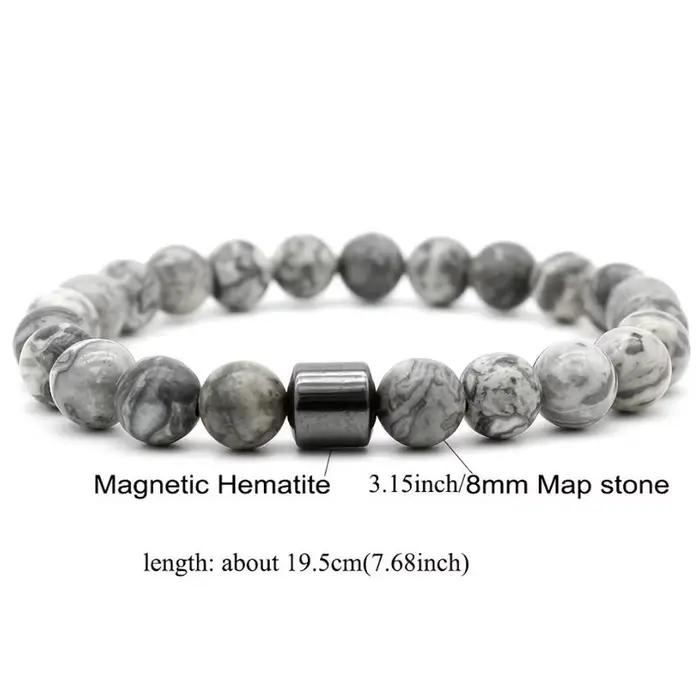 Bracelets pour hommes, rajeunit votre esprit avec un œil de tigre magnétique