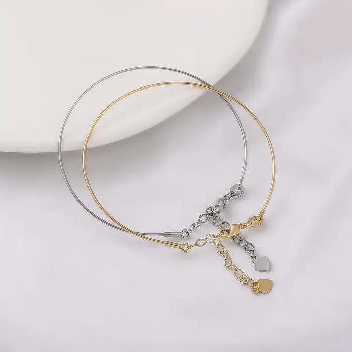 Bracelet en laiton plaqué or 14 carats pour femmes, Bracelet de fabrication de bijoux à faire soi-même
