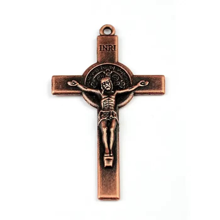 Accessoires de bijoux en alliage de Bronze chapelet catholique