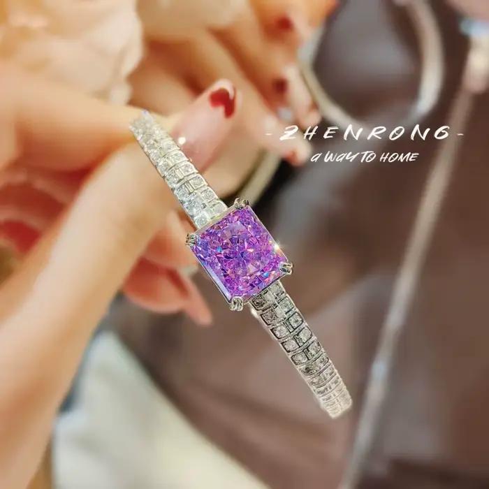 Bracelet en argent sterling 925, motif fleur de glace, bijou de mode exquis pour femme, accessoire élégant