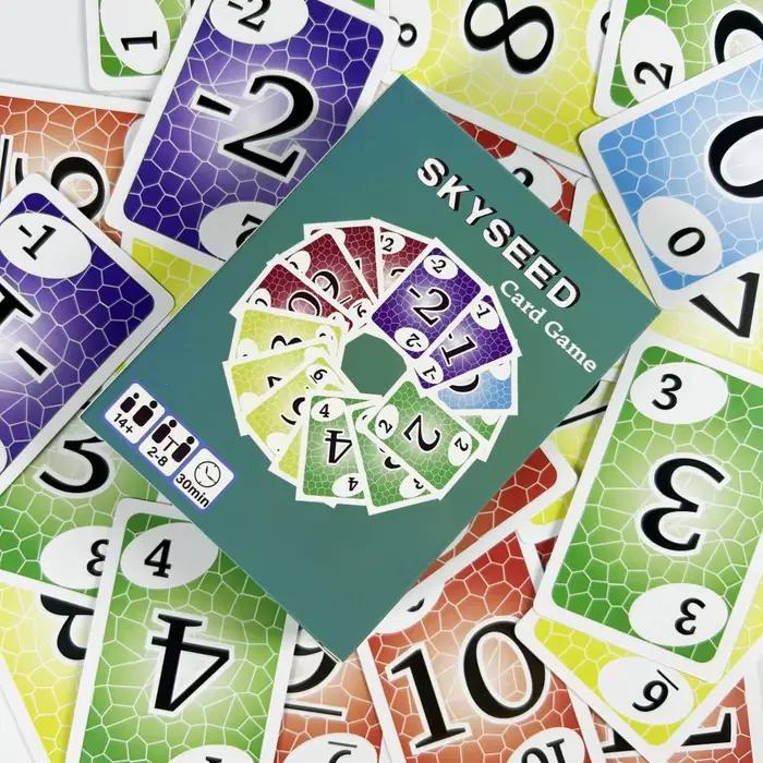 Skyseed jeu de cartes 150 cartes à jouer jeu de société pont Exploration amusante édition d'action cadeaux de noël et d'halloween