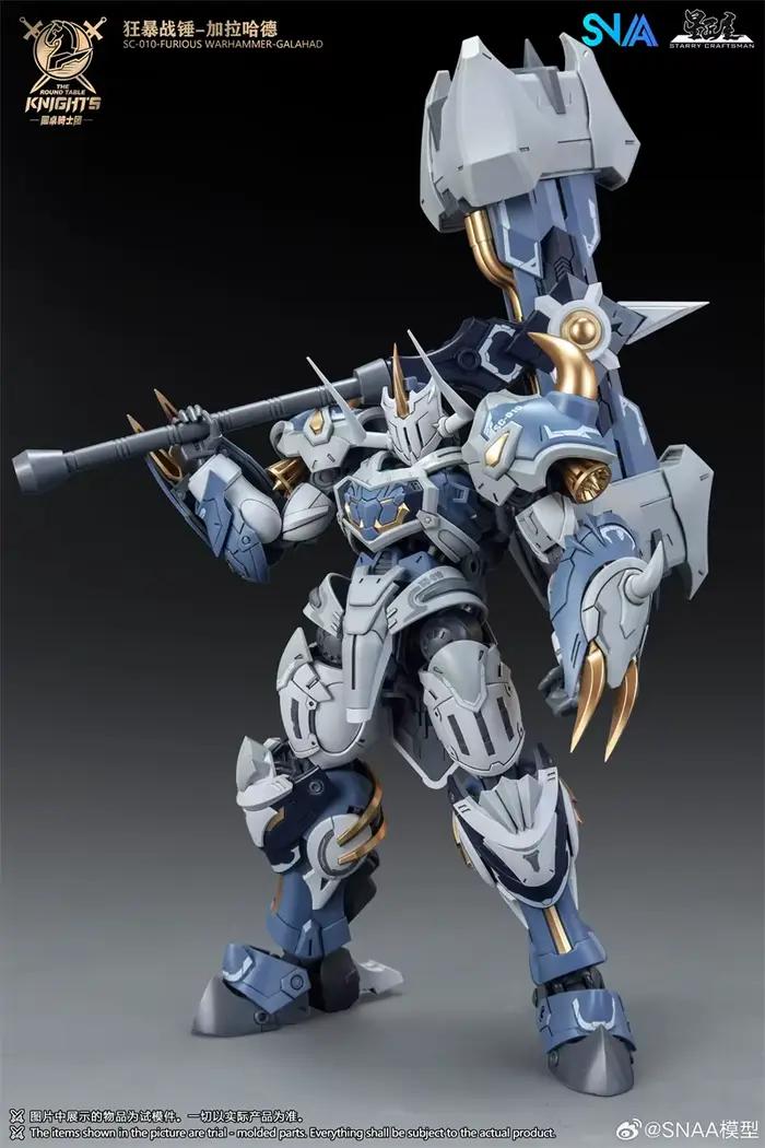 SNAA GALAHAD FURIOUS WARHAMMER 1/144 BE SC-010 Kit de modèle en plastique des Chevaliers de la Table Ronde, modèle à assembler
