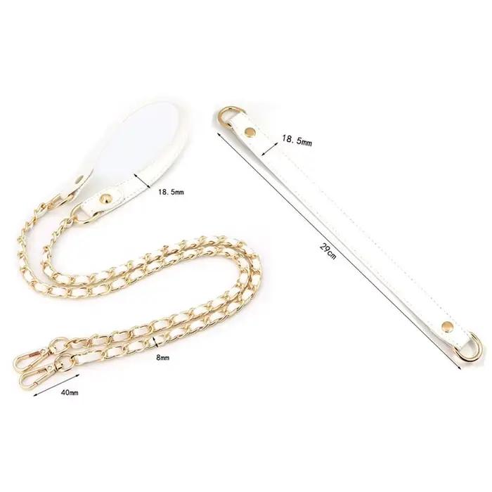 Bracelet en métal haut de gamme à longueur réglable, sangle initiée dorée, bracelet de remplacement qui ne se décolore pas