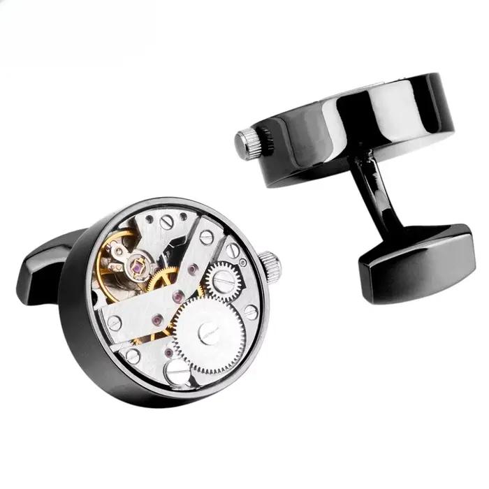 Boutons de manchette Steampunk, montre de sport, manches en forme d'ongles, chemises pour hommes, équipement rétro, connexion de poignet, cadeaux de mariage d'affaires
