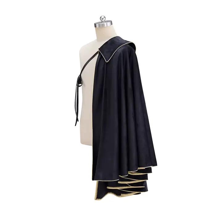 Cape Tudor demi épaule médiévale Renaissance Noble Costume Tudor roi Cape Ren Faire châle Cape Cavalier Cape mousquetaire Cape