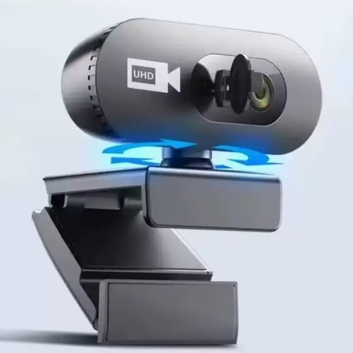 Webcam 4K Full HD 2K 1080P pour PC, nouvelle mini caméra web avec microphone, autofocus USB, caméra de streaming pour ordinateur portable