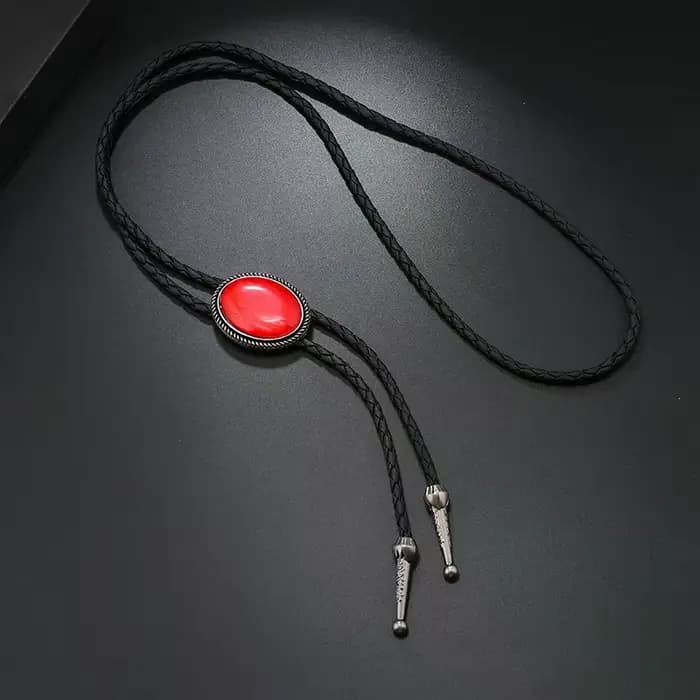 Collier en cuir Vintage pour hommes