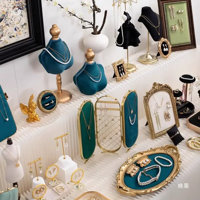 Étagère de rangement de bijoux Vintage