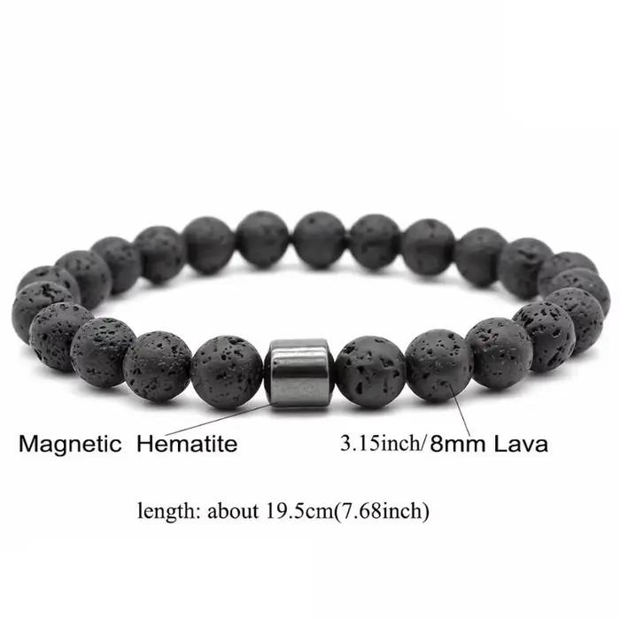 Bracelets pour hommes, rajeunit votre esprit avec un œil de tigre magnétique